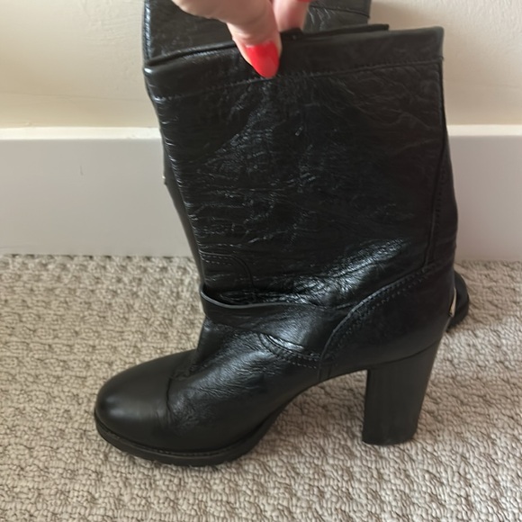 Jimmy Choo heeled biker boots - EUC - Picture 2 of 5